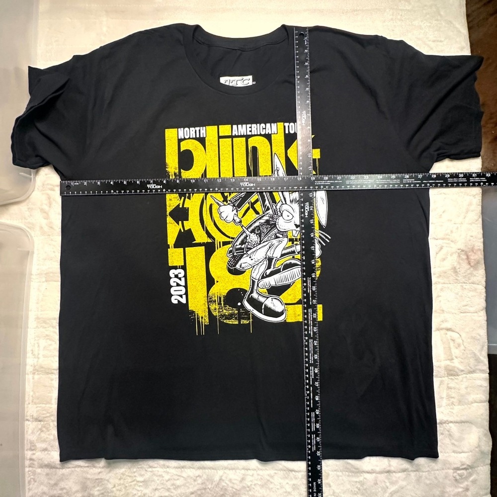 Blink-182 Tour Shirt 2XL Black 2023 Bunny Turnstile • Size 2XL • JTC Activewear - Picture 6 of 6